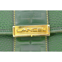 Lancel Handtasche aus Leder in Grün