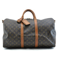 Louis Vuitton Keepall aus Canvas in Braun