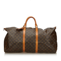 Louis Vuitton Keepall aus Canvas in Braun