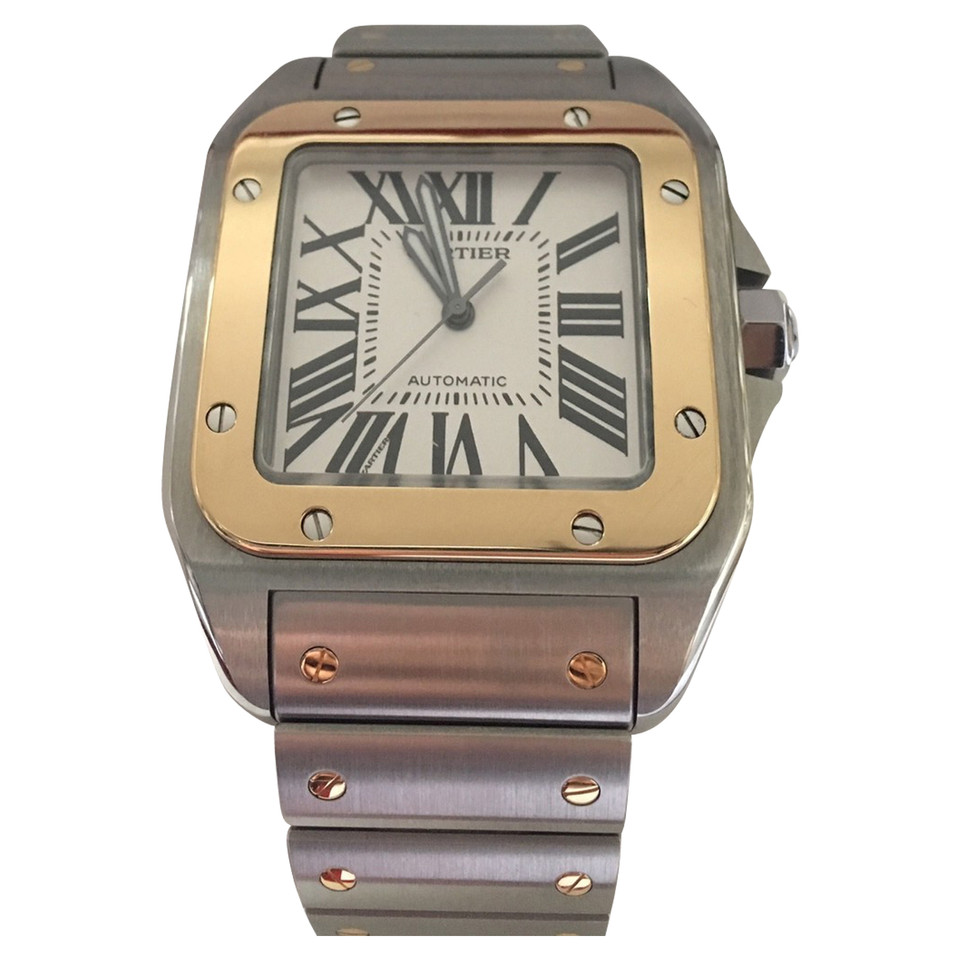 Cartier Montre-bracelet en Acier en Doré