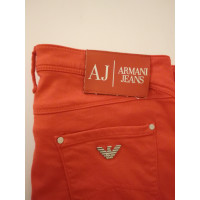 Armani Jeans Trousers in Red