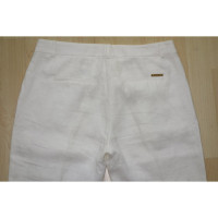 Michael Kors Paire de Pantalon en Lin en Blanc