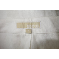 Michael Kors Paire de Pantalon en Lin en Blanc
