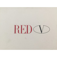 Red (V) Sandales en Cuir en Blanc