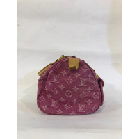 Louis Vuitton Handtasche aus Jeansstoff in Fuchsia