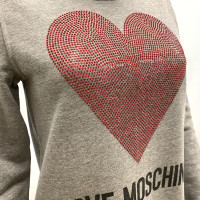 Moschino Love Robe en Coton en Gris