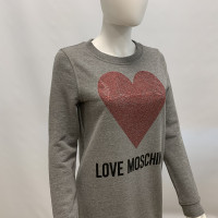 Moschino Love Vestito in Cotone in Grigio