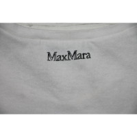 Max Mara Strick aus Baumwolle in Weiß