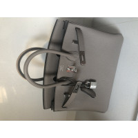 Hermès Birkin Bag 25 in Pelle in Grigio