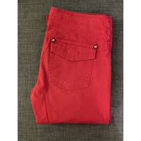Roberto Cavalli Paio di Pantaloni in Cotone in Rosso