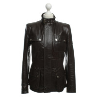 Belstaff Giacca in pelle marrone