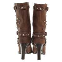 Ralph Lauren Ankle boots Leather in Brown