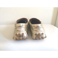 Coach Slippers/Ballerinas Leather in Gold