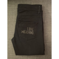 Moschino Love Paio di Pantaloni in Cotone in Blu