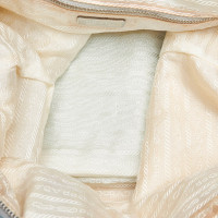 Prada Umhängetasche aus Baumwolle in Weiß