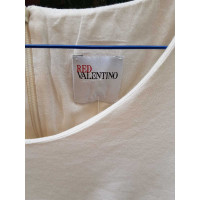Red Valentino Kleid aus Baumwolle in Creme
