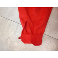 Valentino Garavani Oberteil aus Baumwolle in Rot