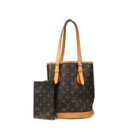 Louis Vuitton Bucket Bag Canvas in Bruin