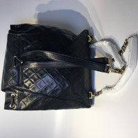 Chanel Rucksack aus Canvas in Schwarz
