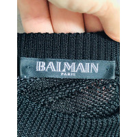 Balmain Kleid aus Viskose in Schwarz