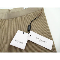 Vionnet Hose aus Seide in Gold