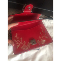 Gucci Handtasche aus Leder in Rot