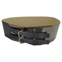 Marc Cain Belt Leather in Silvery