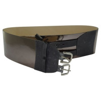 Marc Cain Belt Leather in Silvery