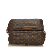 Louis Vuitton Umhängetasche aus Canvas in Braun