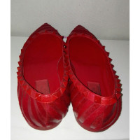 Valentino Garavani Slippers/Ballerinas Fur in Red