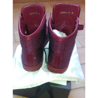 Gucci Trainers Silk in Bordeaux