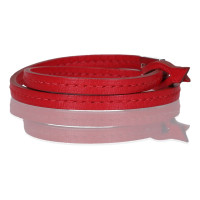 Hermès Armreif/Armband aus Leder in Rot