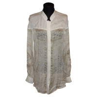 Balmain blouse en soie avec imprimé