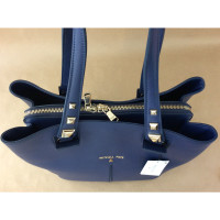 Patrizia Pepe Shopper Leather in Blue