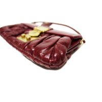 Miu Miu Shopper aus Leder in Bordeaux