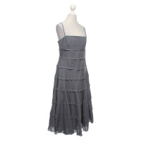 Armani Collezioni Kleid aus Leinen in Grau