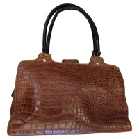 Just Cavalli Handbag Leather in Brown