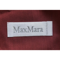 Max Mara Jacke/Mantel aus Viskose in Bordeaux