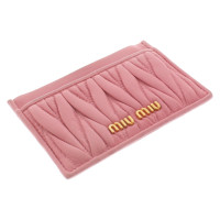 Miu Miu Titolare della carta in rosa