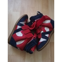 Isabel Marant Chaussures compensées en Cuir en Rouge