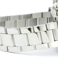 Breitling Armbanduhr aus Stahl in Silbern