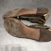 Giuseppe Zanotti Sandals Leather in Gold