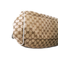 Gucci Shopper aus Canvas in Beige