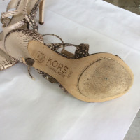 Michael Kors Sandals Leather in Beige