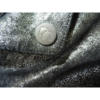 Karl Lagerfeld Jacke/Mantel aus Leder in Grau