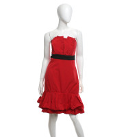 Karen Millen Bandeau-Kleid in Rot