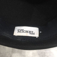 Maison Michel Hut/Mütze aus Wolle in Schwarz