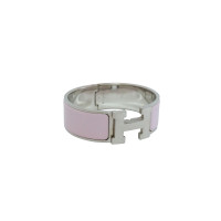 Hermès Armband Zilver in Roze