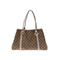 Gucci Handbag Canvas in Brown