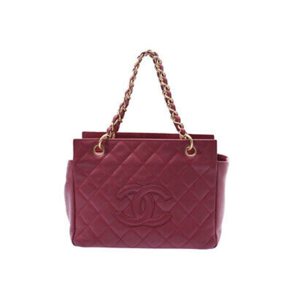 Chanel Tote bag Leather in Violet
